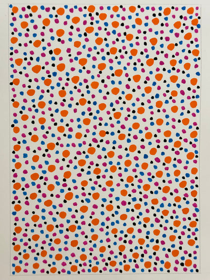 Pointillist Ink on Paper Original Artwork No.35 - ARTHUR ALLAN WILSON, Scottish | 1944-2024