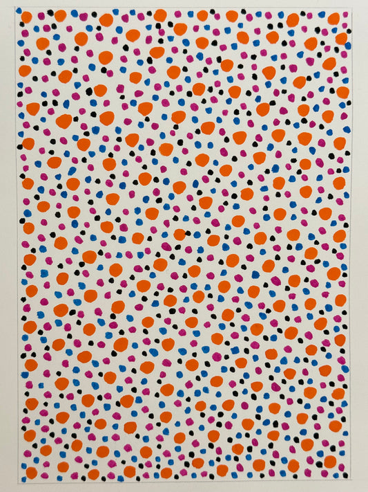 Pointillist Ink on Paper Original Artwork No.35 - ARTHUR ALLAN WILSON, Scottish | 1944-2024