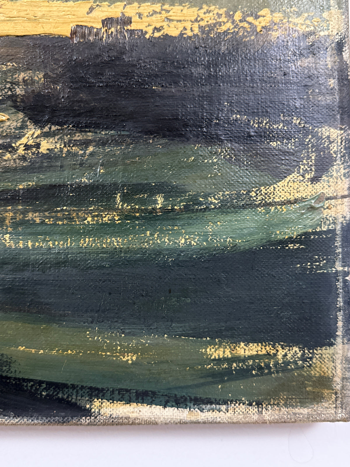 Abstract Landscape with Nude Study Verso - British School, c.1930s–40s