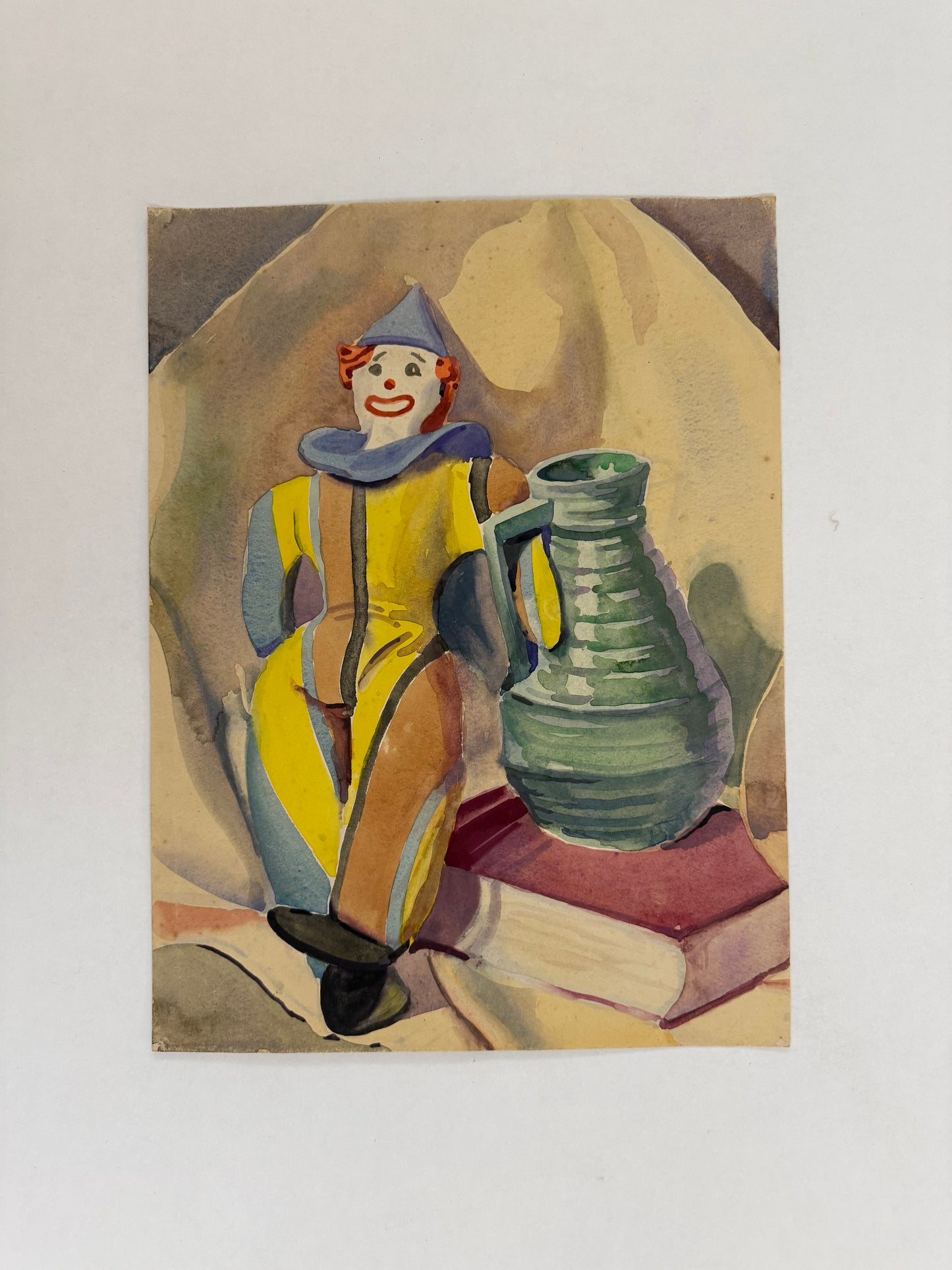 Toy and Green Jug Still Life - from the studio of ERIC RITCHIE & RENA GIBSON