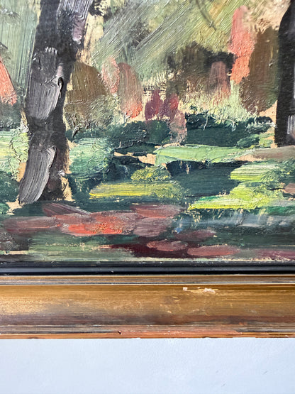 Edmond de Meulenaere (Belgian, 1884–1963) - Landscape with Trees