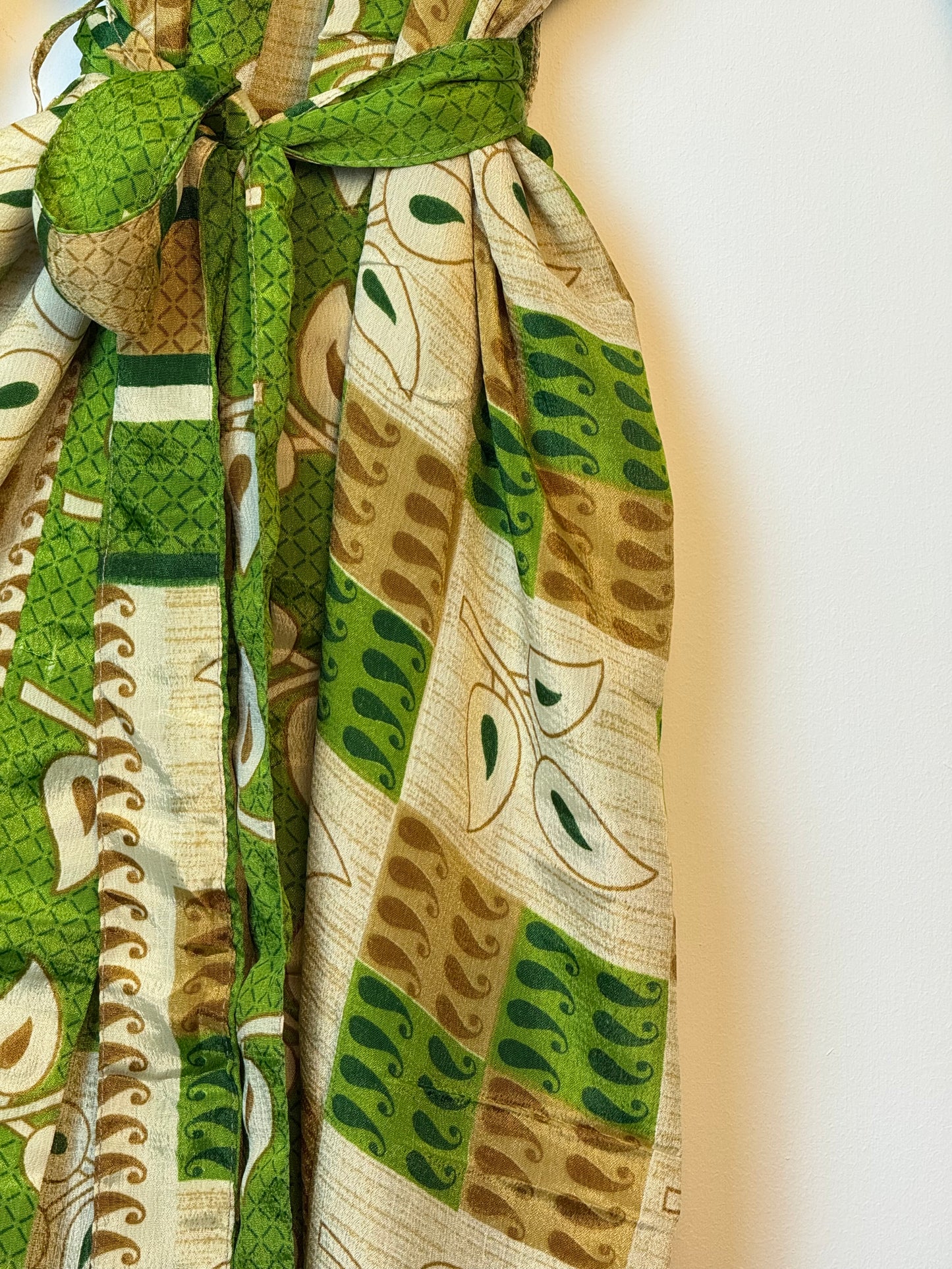 Vintage Saree Silk Kimono / Duster - Long