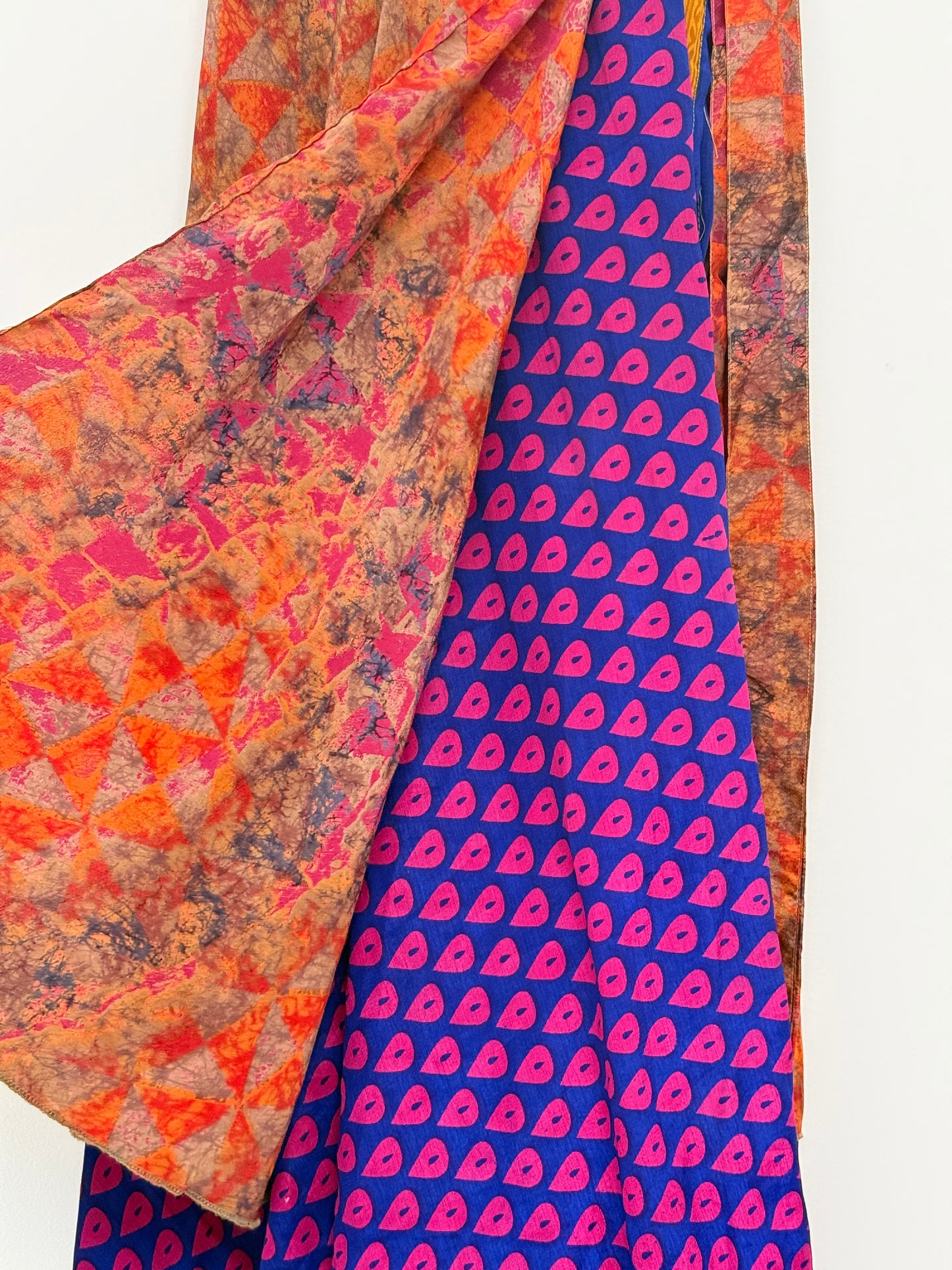 Vintage Saree Silk Wrap Skirt