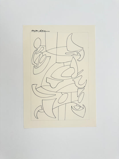 Monochromatic Original Artwork No.214 - ARTHUR ALLAN WILSON, Scottish | 1944-2024