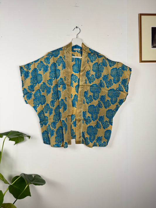 Vintage Saree Silk Shrug Blouse