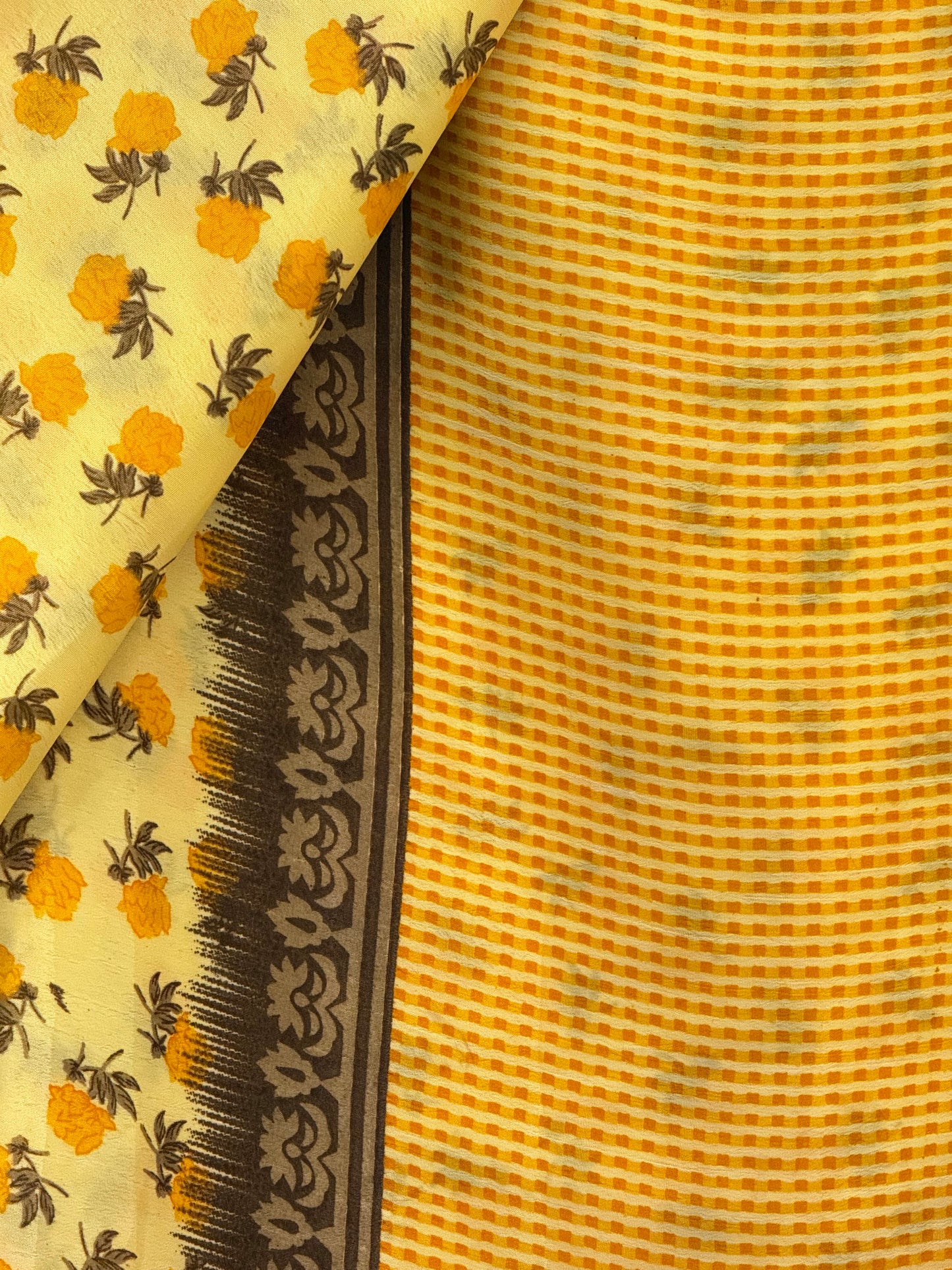Vintage Pure Silk Saree Fabric