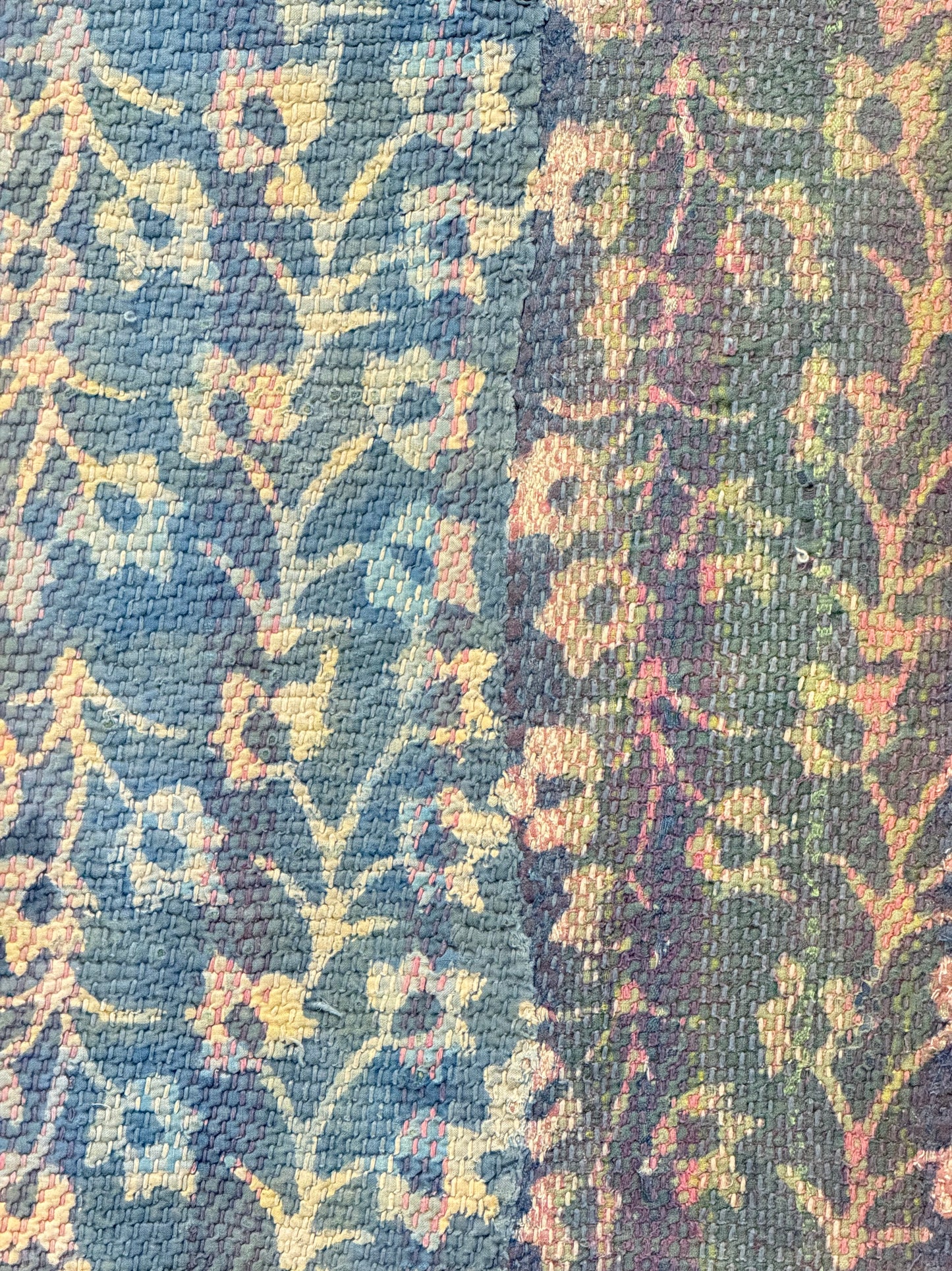 A Finestitch Indigo Kantha Quilt with Indigo over-print.