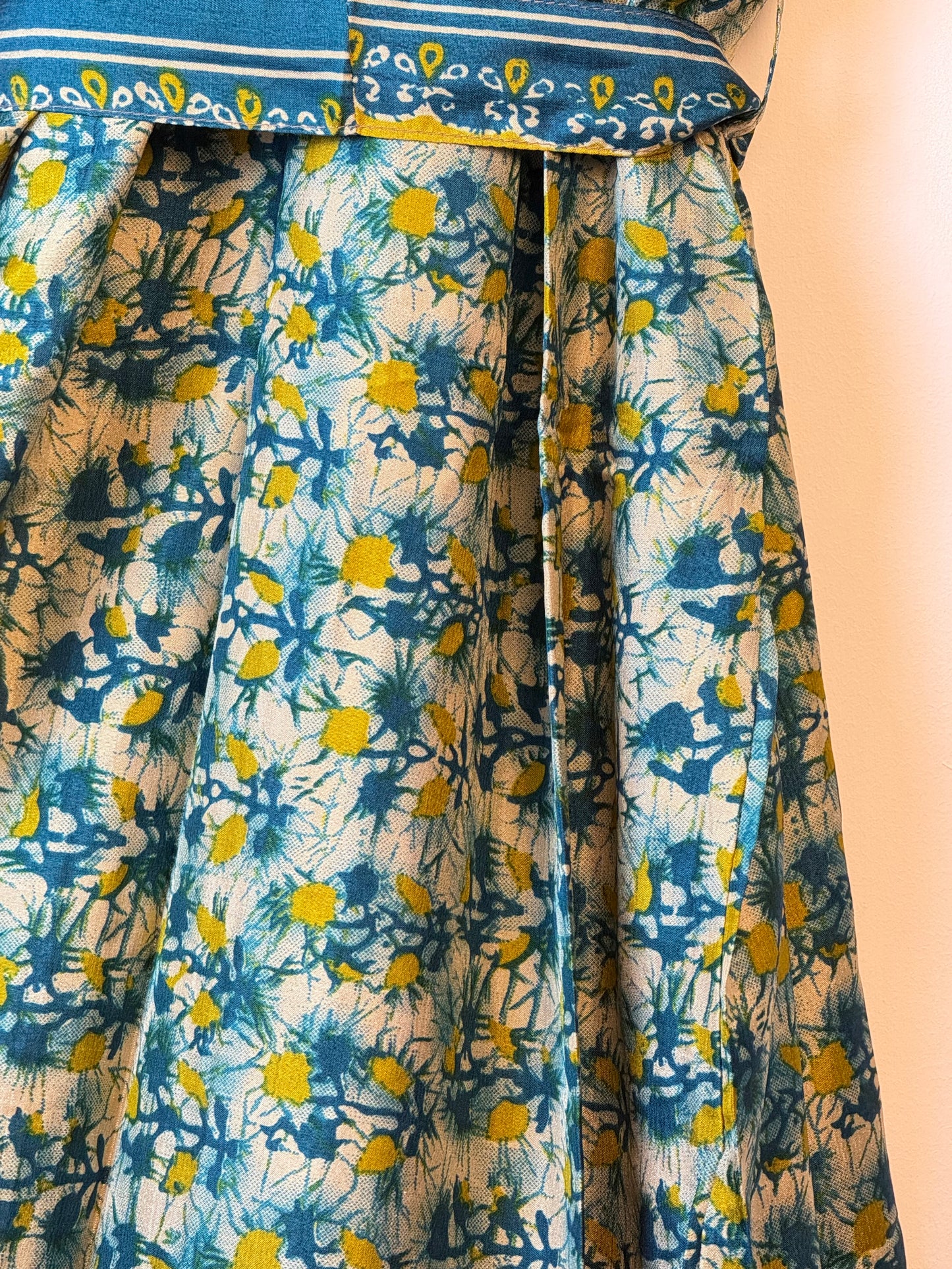 Vintage Saree Silk Kimono / Duster - Long