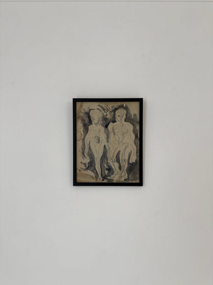Two Surrealist Figures- RENDELL WELLS, Scottish | 1911-1997