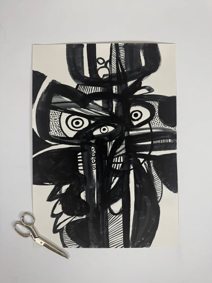 Monochromatic Original Artwork No.316  - ARTHUR ALLAN WILSON, Scottish | 1944-2024
