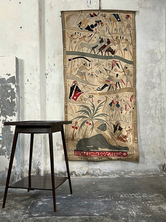 A 1920s Touristic Khayamiya Egyptian Appliqué Wall Hanging
