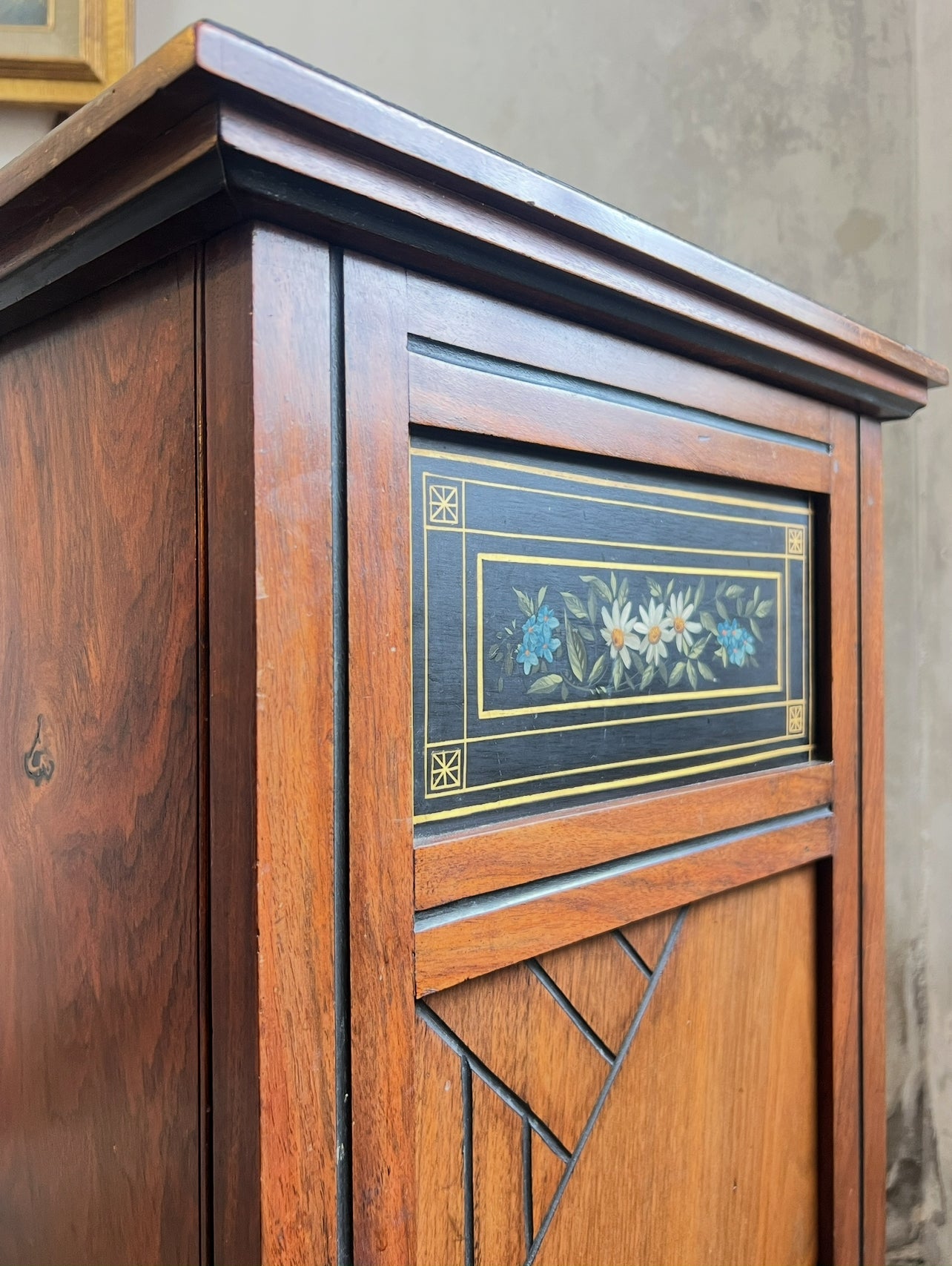 Aesthetic Movement Bedside Cabinet