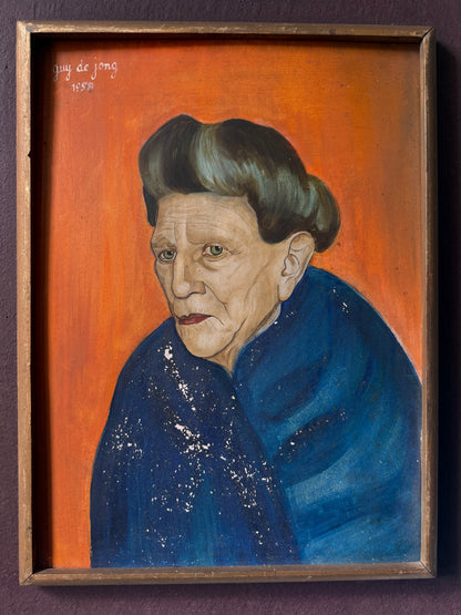 Woman in Blue - Guy de Jong | 1958