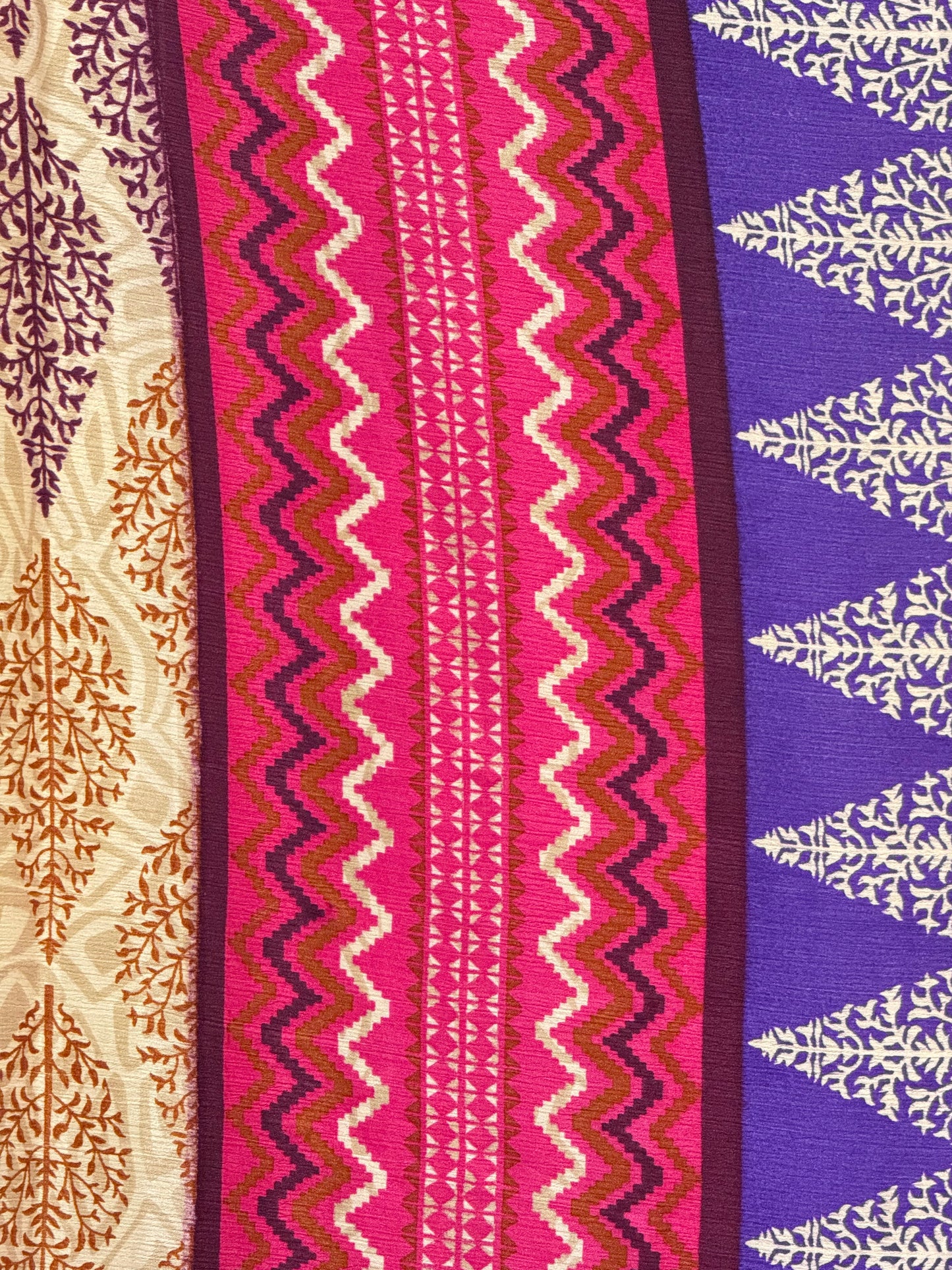 Vintage Pure Silk Saree Fabric
