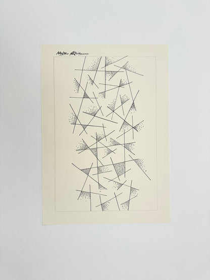 Monochromatic Original Artwork No.205 - ARTHUR ALLAN WILSON, Scottish | 1944-2024