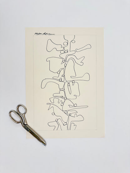Monochromatic Original Artwork No.210 - ARTHUR ALLAN WILSON, Scottish | 1944-2024