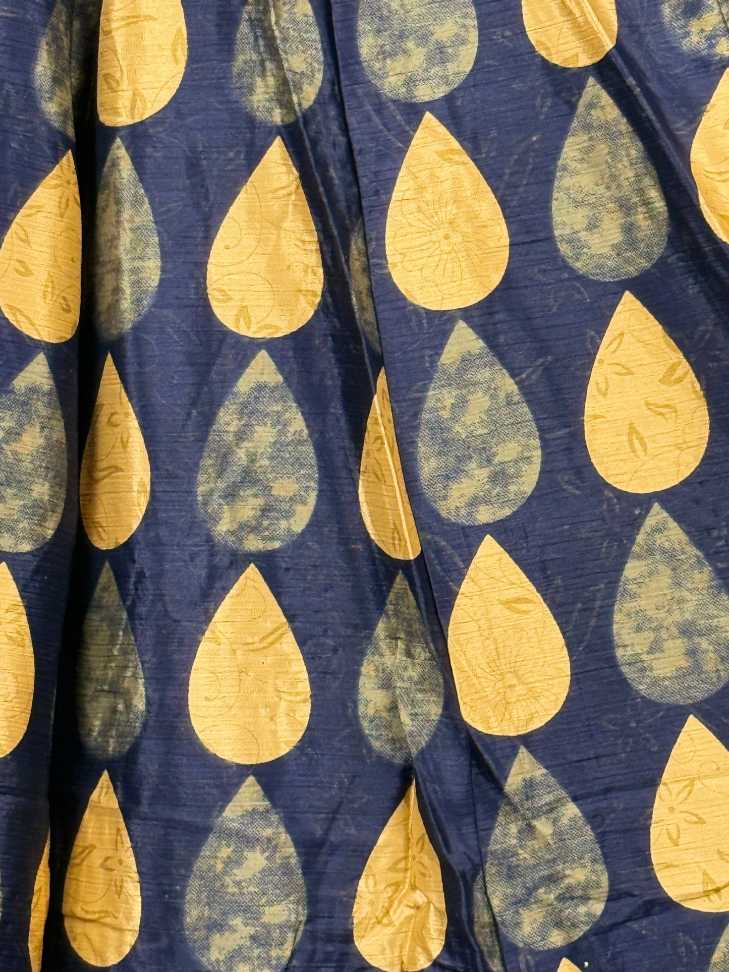 Vintage Saree Silk Pleated Skirt