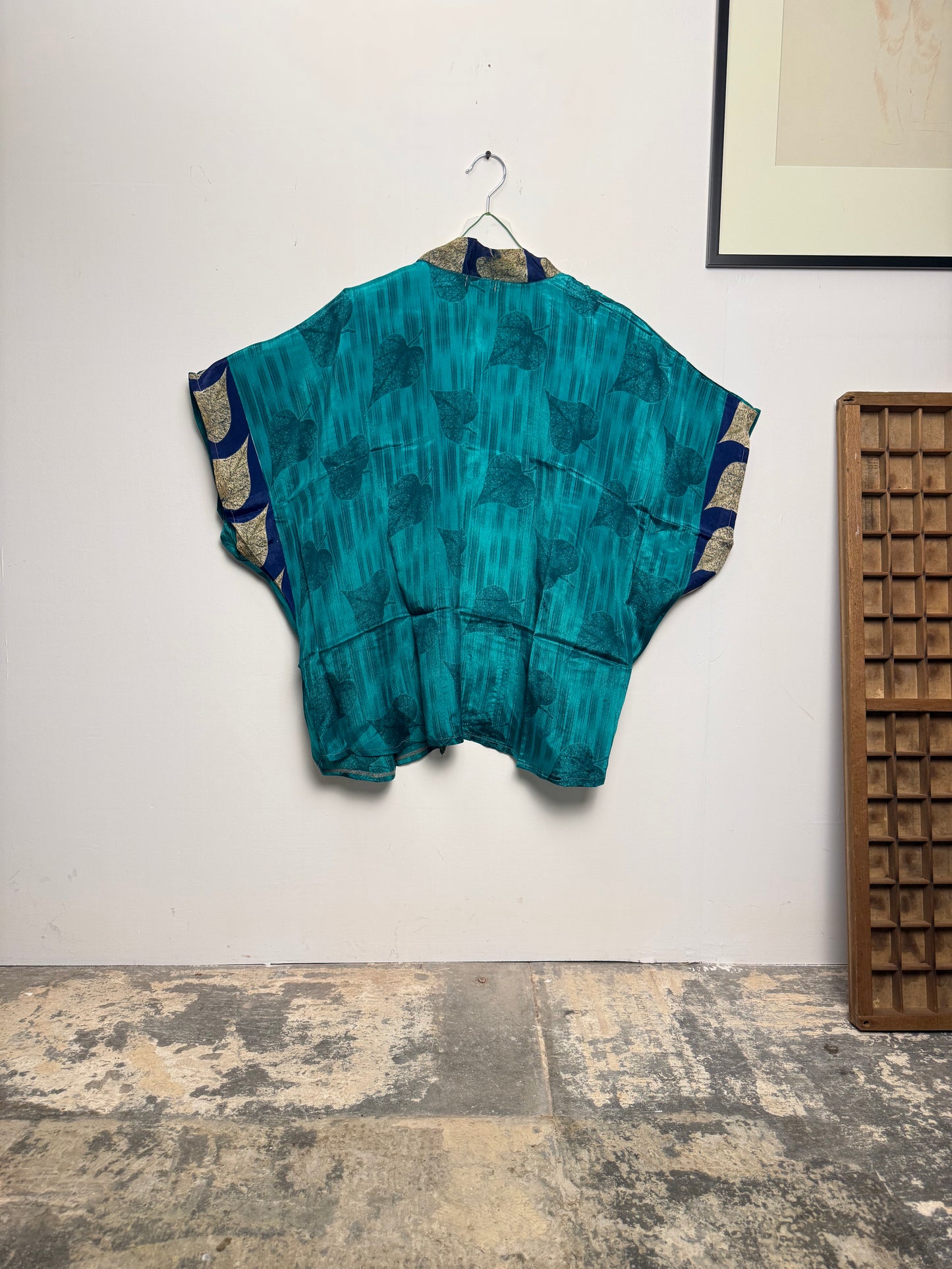 Vintage Saree Silk Shrug Blouse