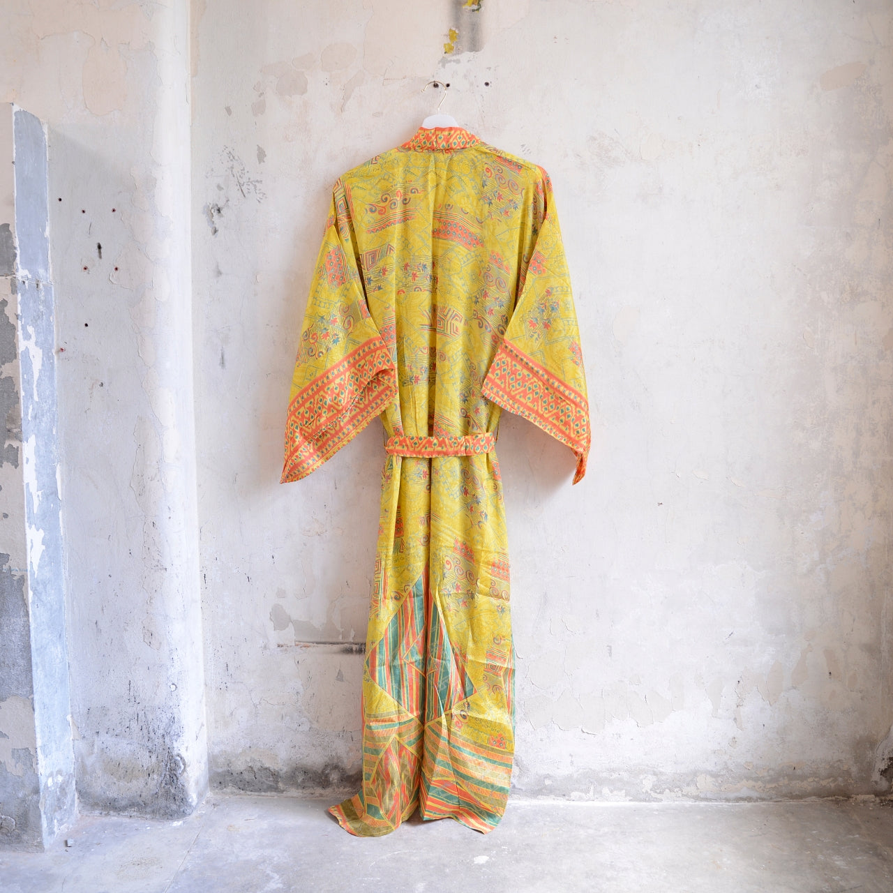 Long Vintage Silk Kimono
