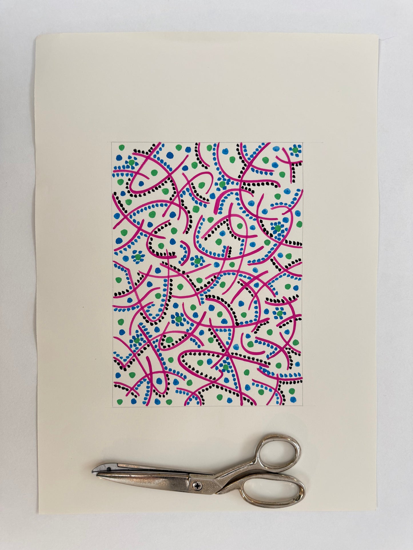 Pointillist Ink on Paper Original Artwork No.23- ARTHUR ALLAN WILSON, Scottish | 1944-2024
