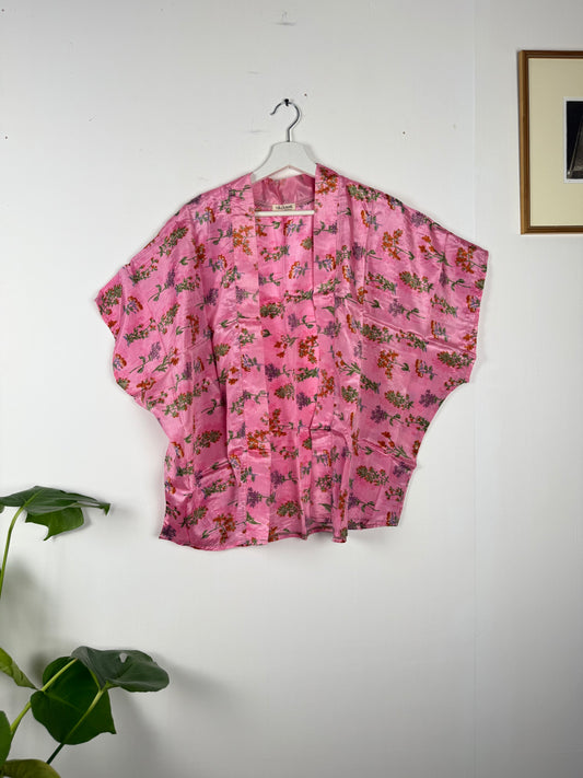 Vintage Saree Silk Shrug Blouse