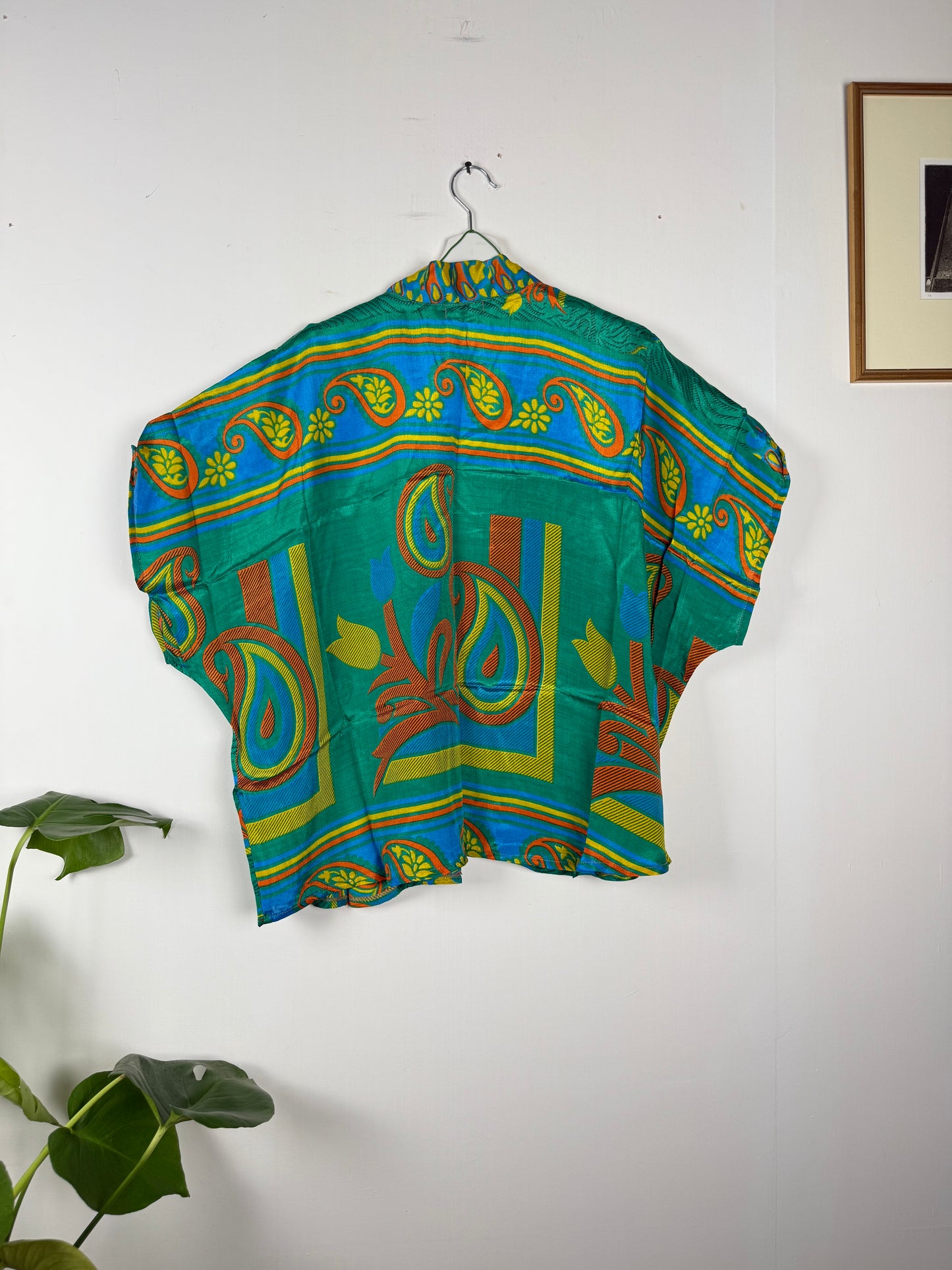 Vintage Saree Silk Shrug Blouse
