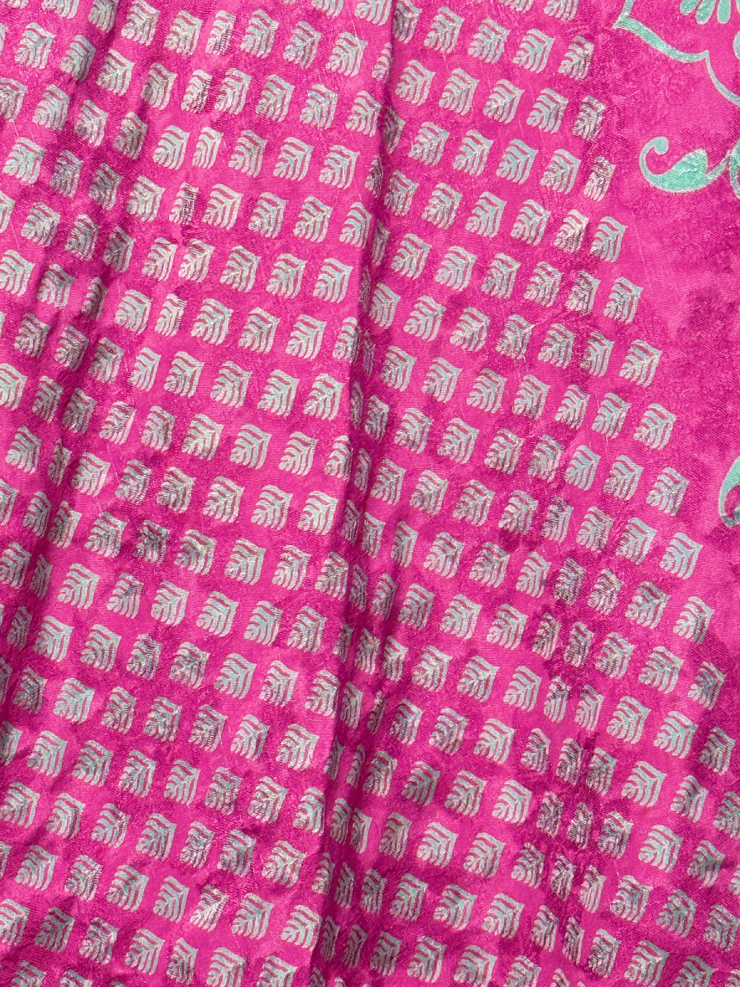 Vintage Saree Silk Wrap Skirt