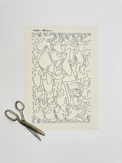 Monochromatic Original Artwork No.228- ARTHUR ALLAN WILSON, Scottish | 1944-2024