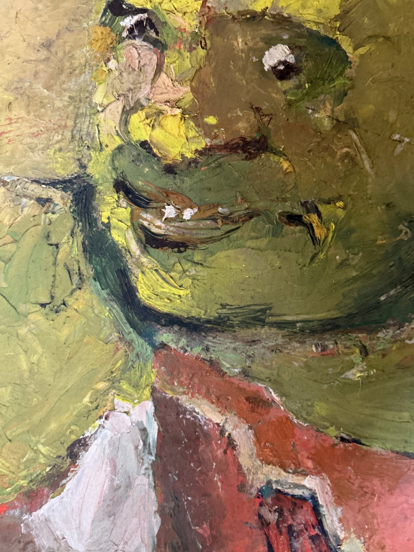Portrait in Yellow/ Landscape Verso - Oxshott Pottery Estate HENRY WREN