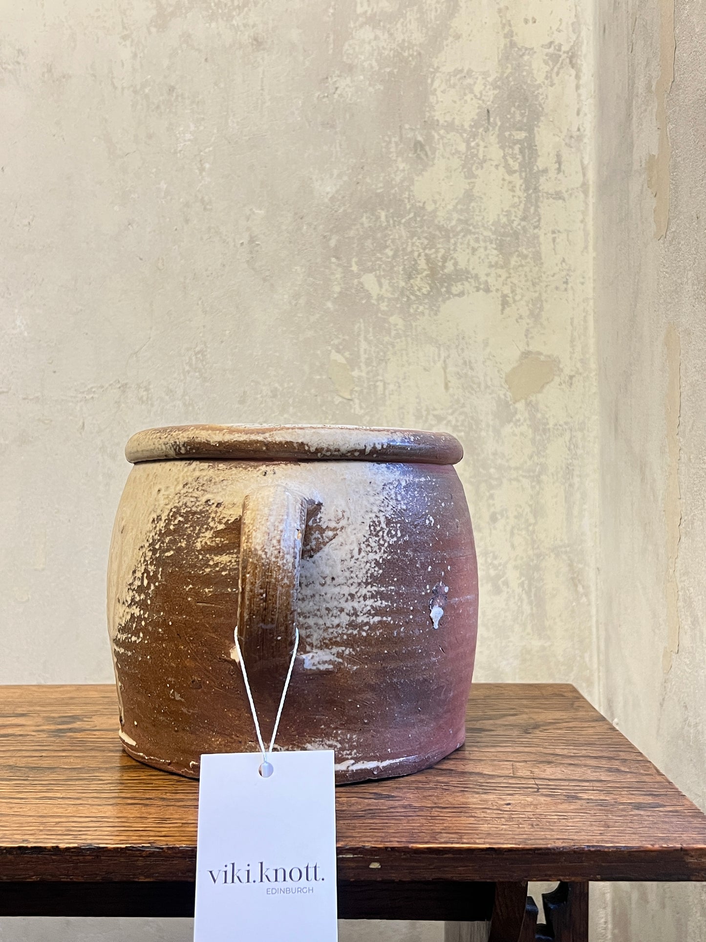 19thC French Stoneware Confit Pot