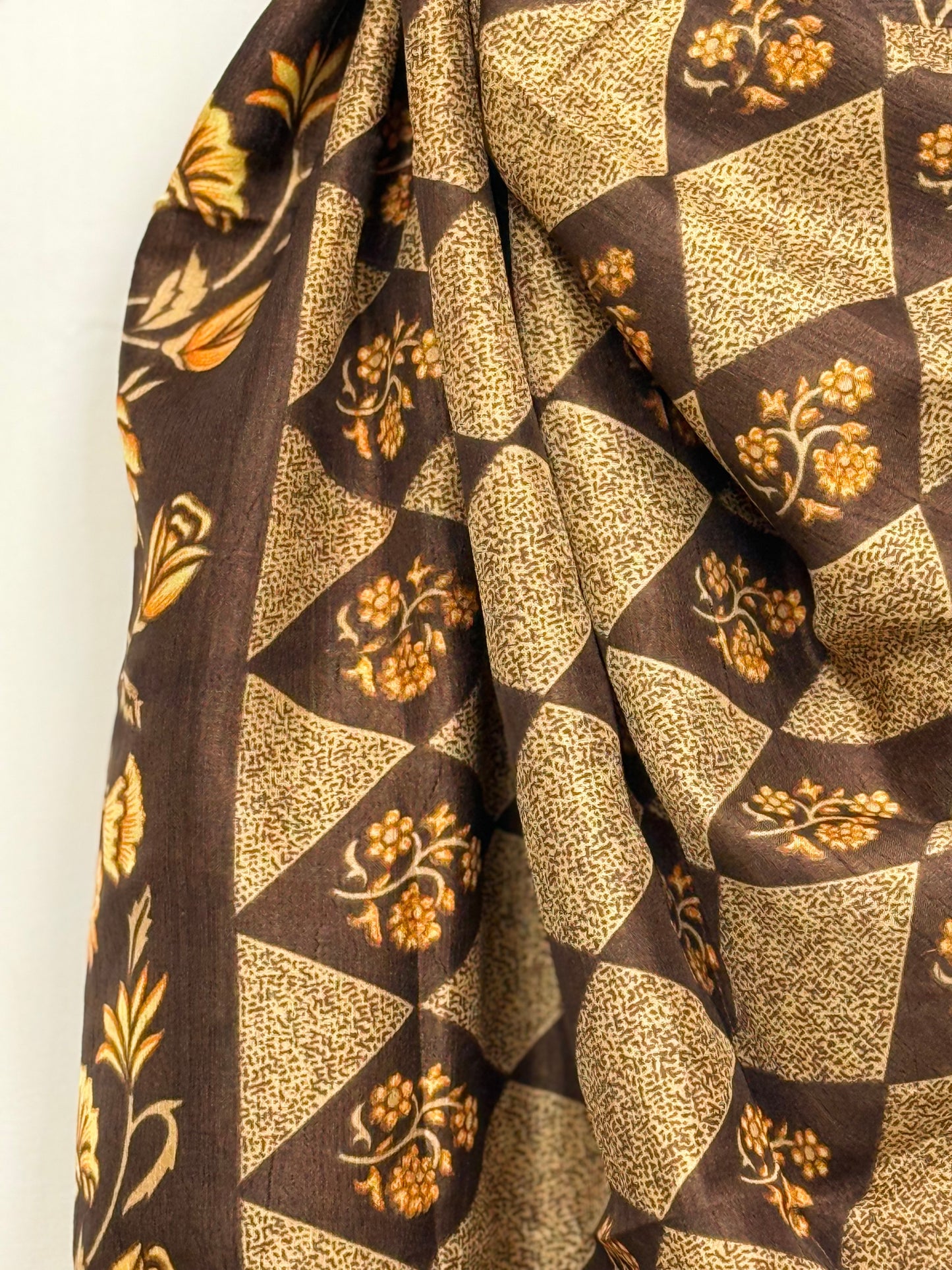 Vintage Saree Silk Kimono / Duster - Short