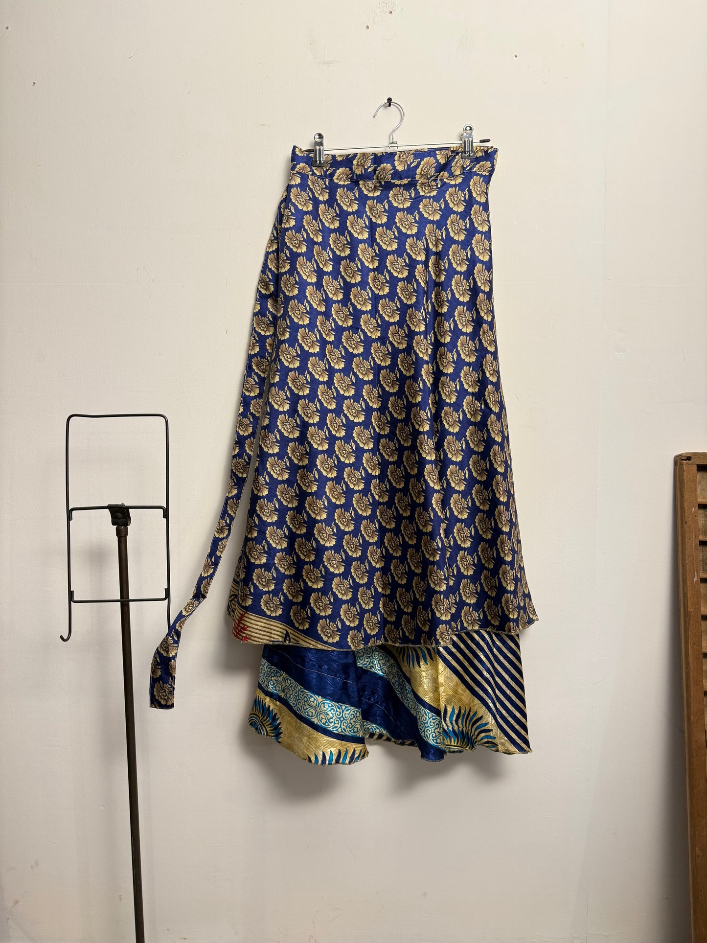 Vintage Saree Silk Wrap Skirt