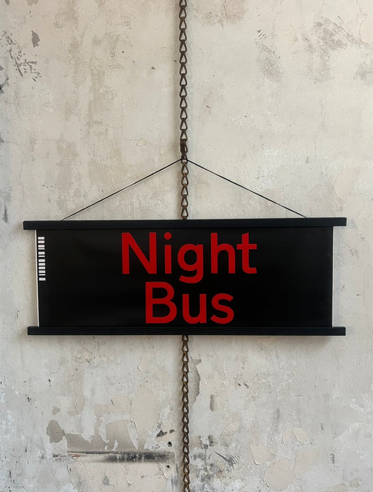 Edinburgh Destination Bus Blind - Night Bus