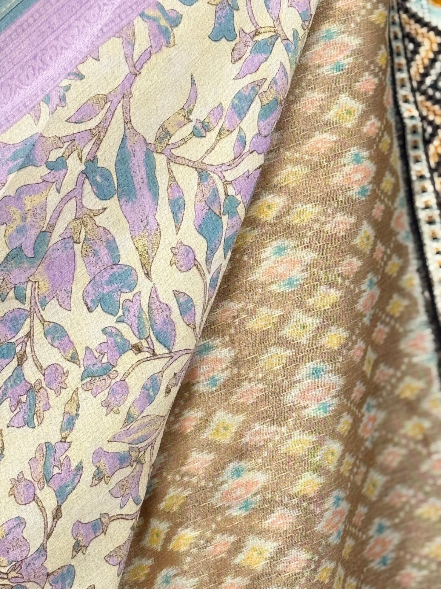 Vintage Saree Silk Wrap Skirt