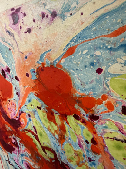 Marbled Abstract George & Dragon - Patricia Arnett NDD DFA | English, 1923-2022