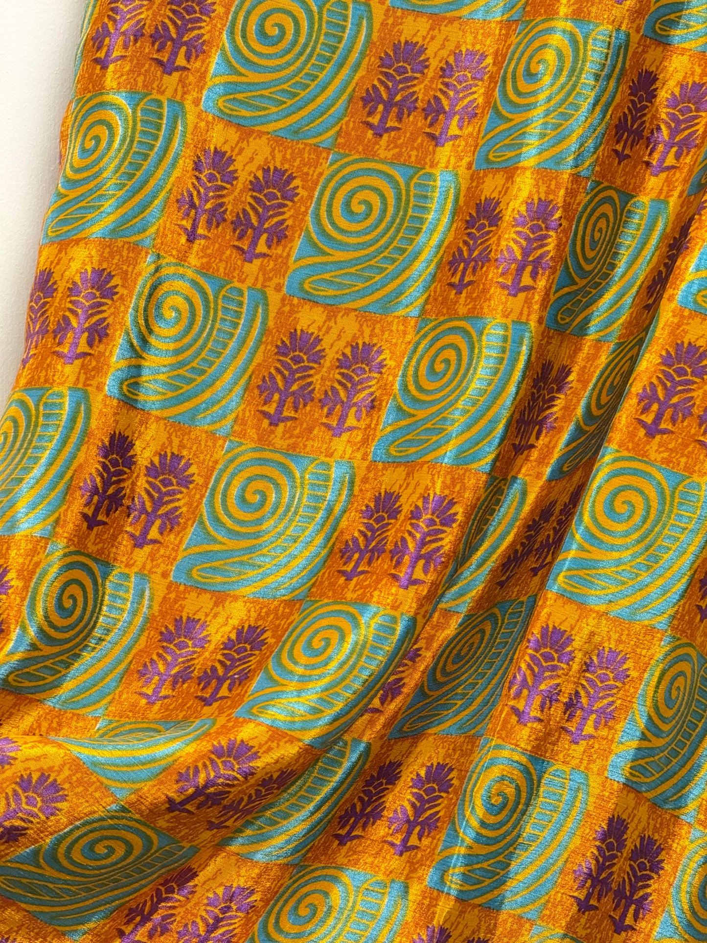 Vintage Pure Silk Saree Fabric