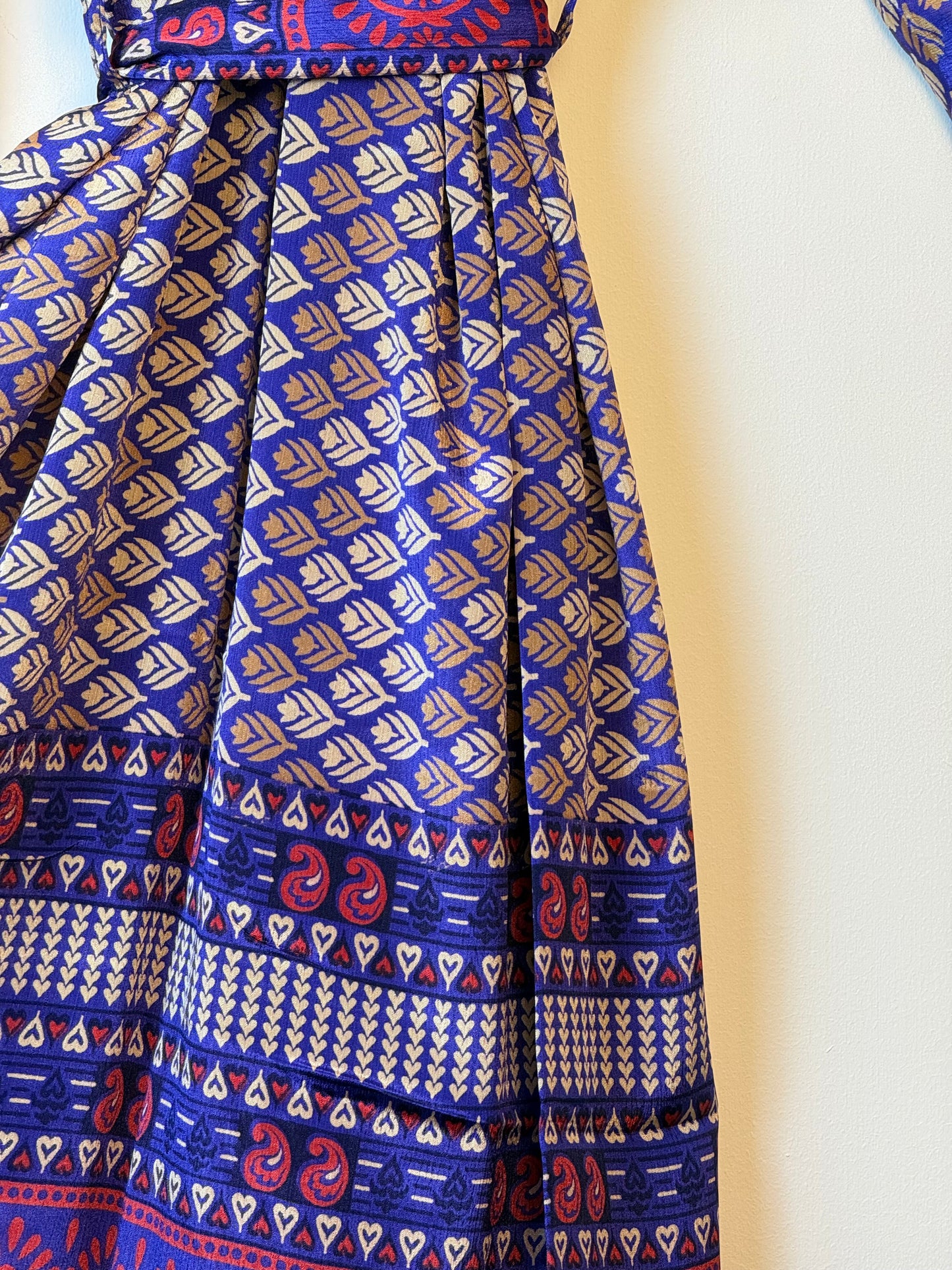 Vintage Saree Silk Kimono / Duster - Long