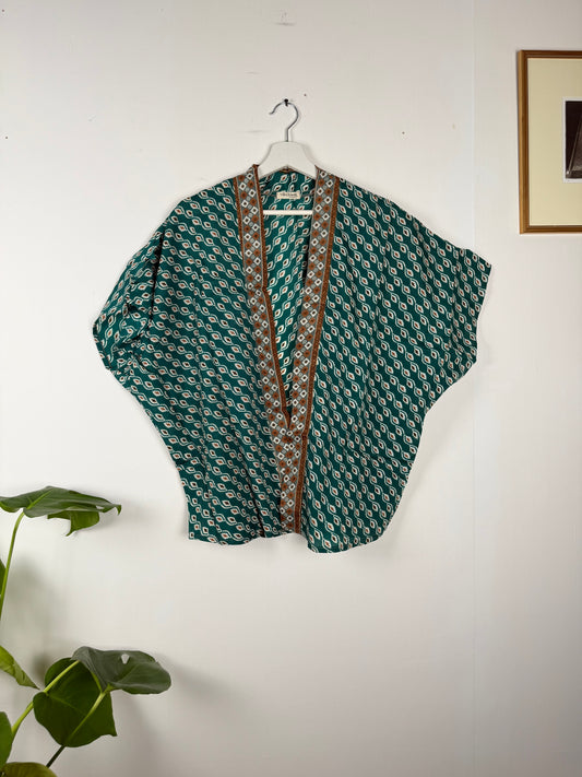 Vintage Saree Silk Shrug Blouse