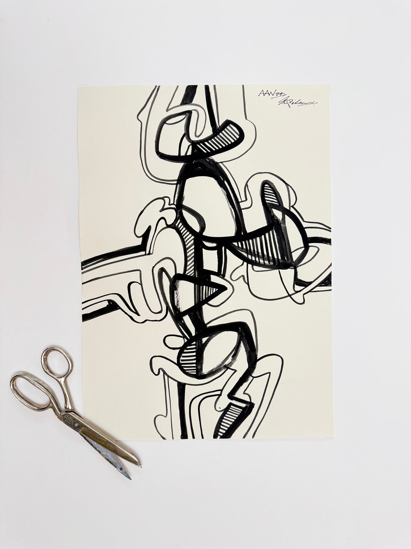 Monochromatic Original Artwork No.253 - ARTHUR ALLAN WILSON, Scottish | 1944-2024
