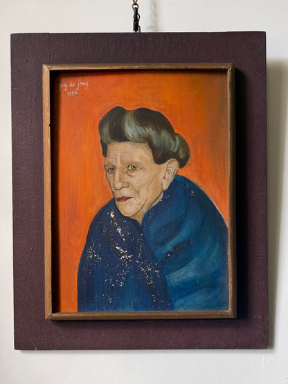Woman in Blue - Guy de Jong | 1958