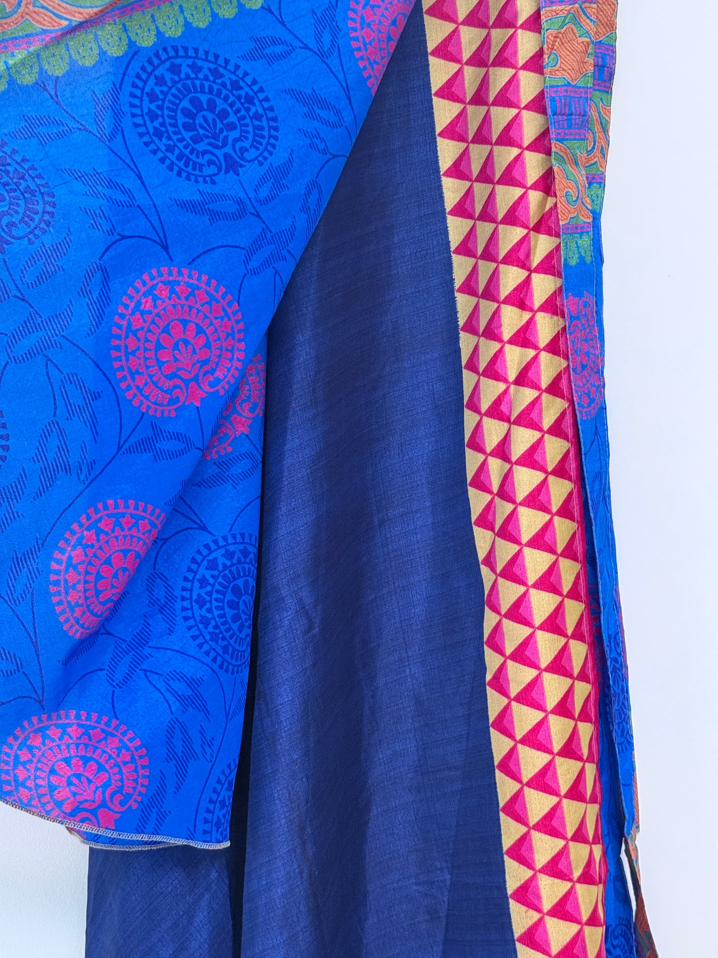 Vintage Saree Silk Wrap Skirt