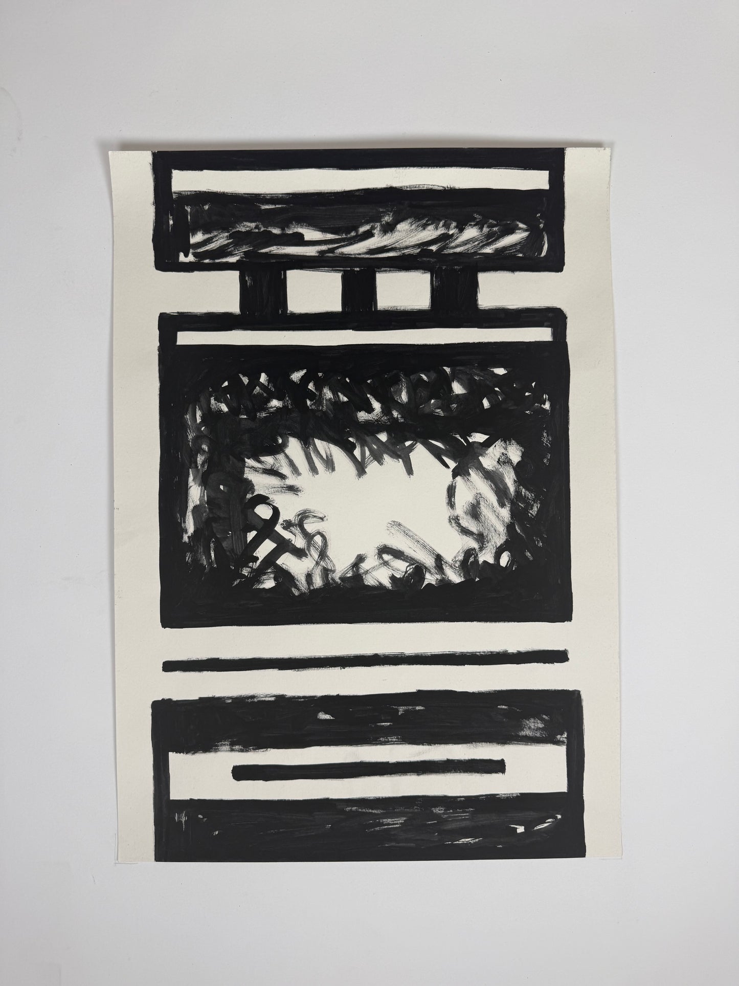 Monochromatic Original Artwork No.304 - ARTHUR ALLAN WILSON, Scottish | 1944-2024