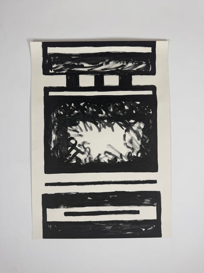 Monochromatic Original Artwork No.304 - ARTHUR ALLAN WILSON, Scottish | 1944-2024