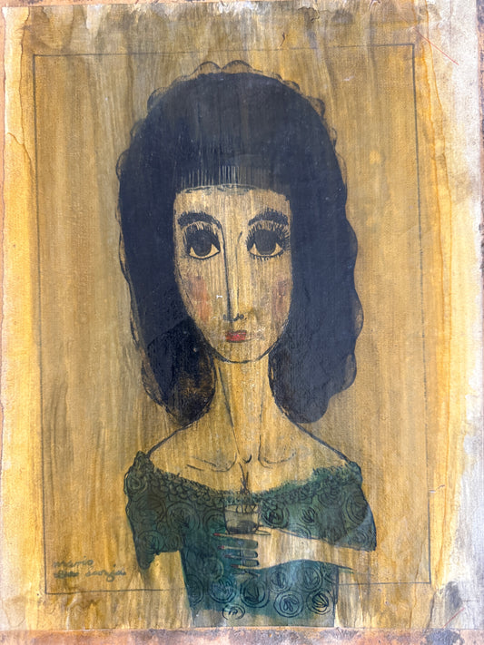 Portrait on Yellow - MARIO DA SCOZIA