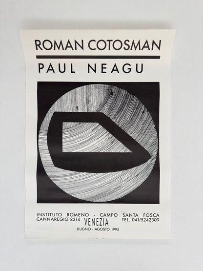 ROMAN COTOSMAN | PAUL NEAGU, Venice 1995 | Art Poster