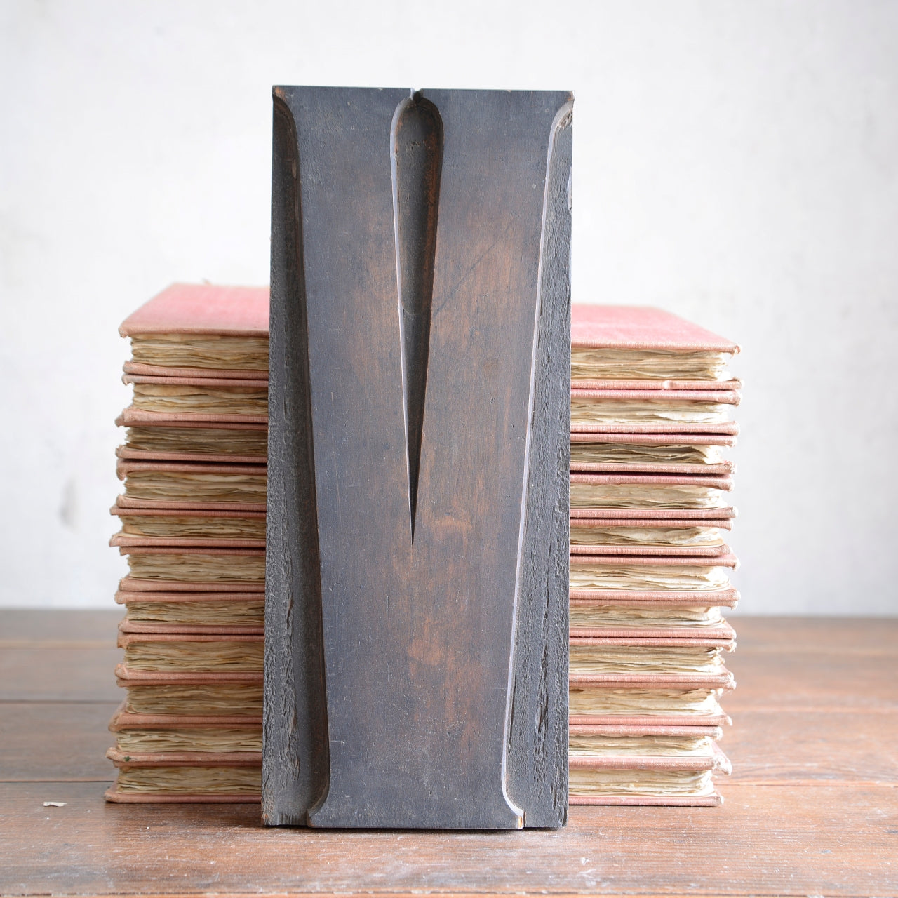 Rare English 1920’s Wooden Letterpress Type - 30cm