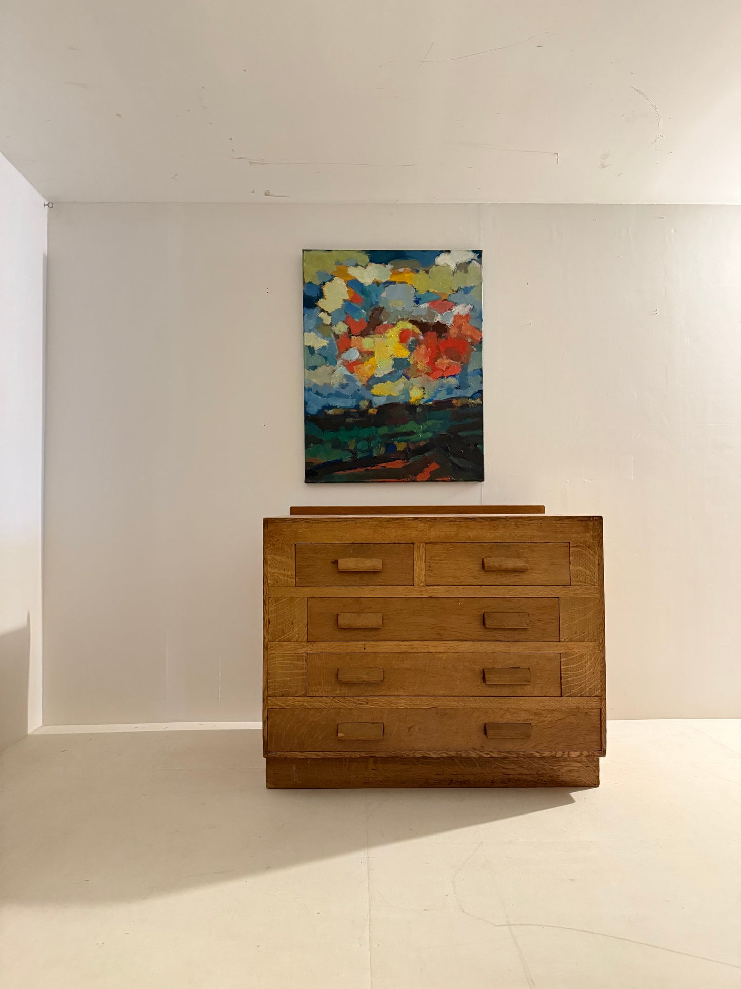 Abstract Expressionist Landscape Oil