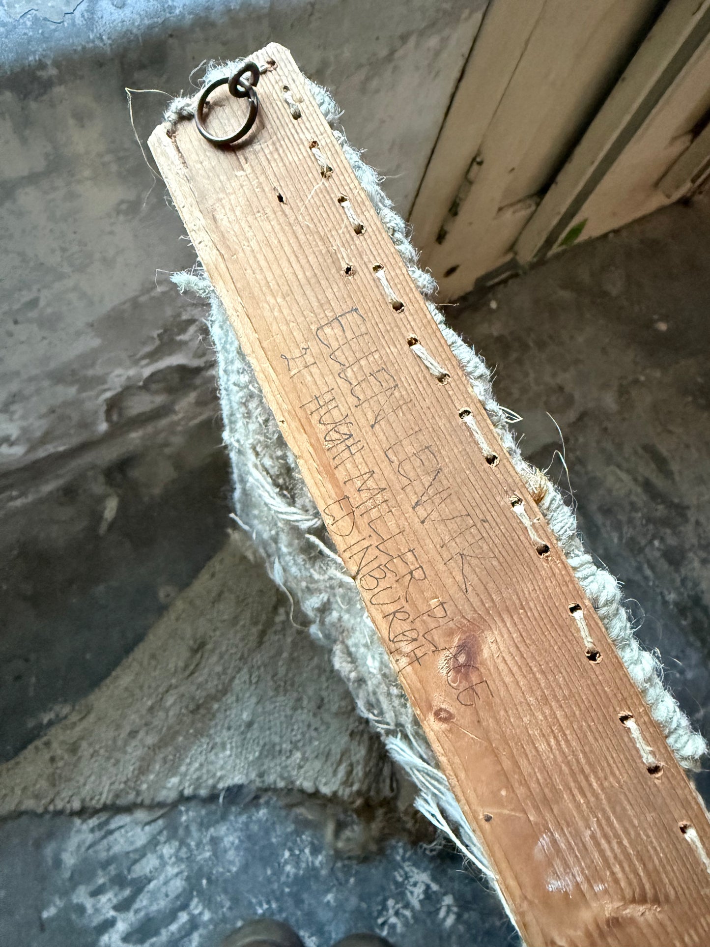 Ellen Lenvik (Oslo) 'Growth' Jute & Wool Textile Art