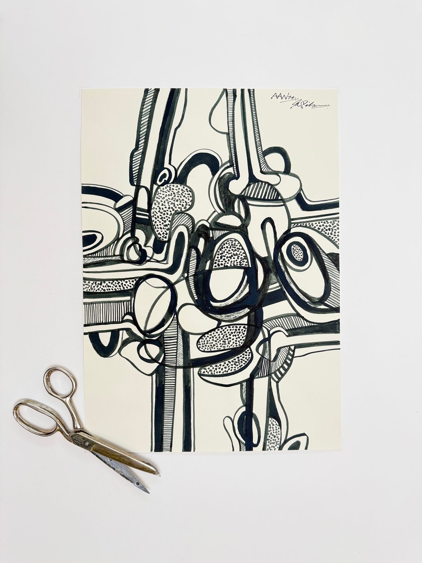 Monochromatic Original Artwork No.240 - ARTHUR ALLAN WILSON, Scottish | 1944-2024