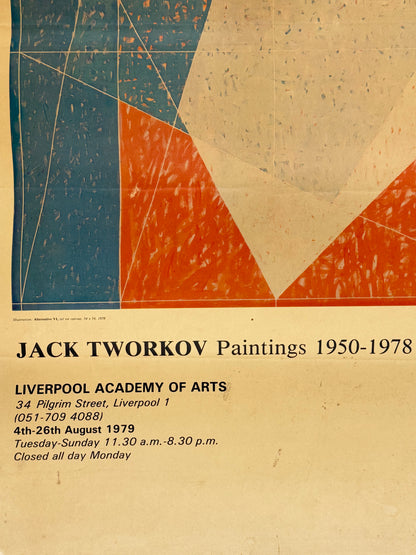 JACK TWORKOV Paintings 1950-1978, Liverpool Academy of Arts | Art Poster